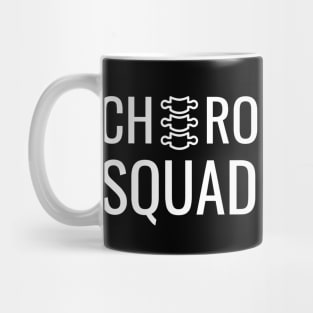 Chiro Squad, Back Spine Subluxation Chiropractor, Chiropractic Mug